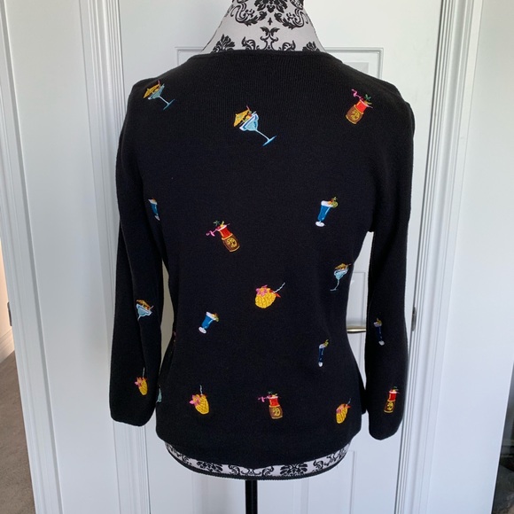 Sz L Mercer & Madison Tropical Drink Sweater - Picture 3 of 4